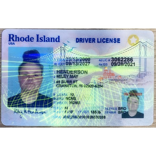 Rhode Island Fake Driving License Best Fake Id Front And Back Cardsmen